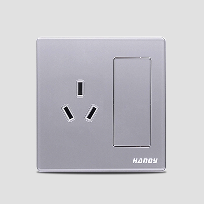 A8系列-16A單控開關帶三級插座