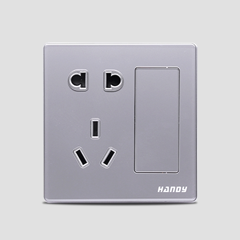 A8系列-10A單雙控開關(guān)帶二三級插座